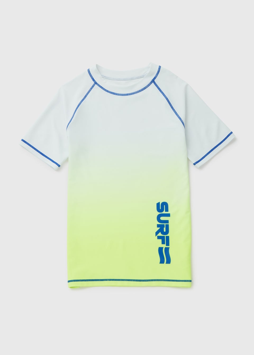 Boys Green Ombre Swim Shirt (6-13yrs)
