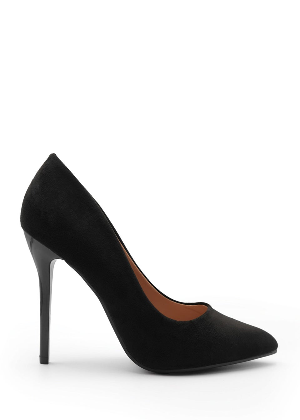 Where's That From Kyra Black Suede High Heel Pumps