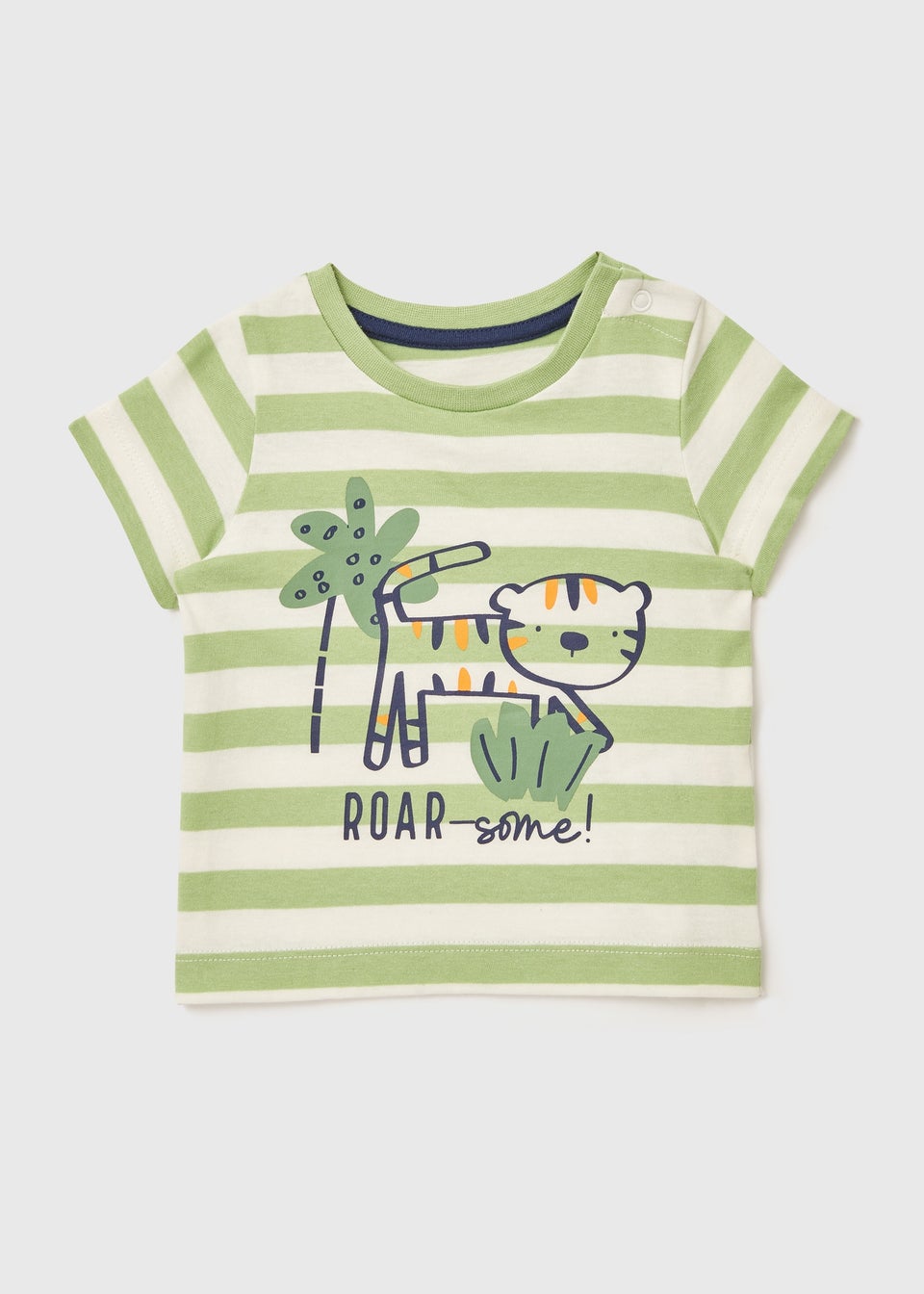 Baby Green "Roar-Some" Slogan T-Shirt (Newborn-23mths)