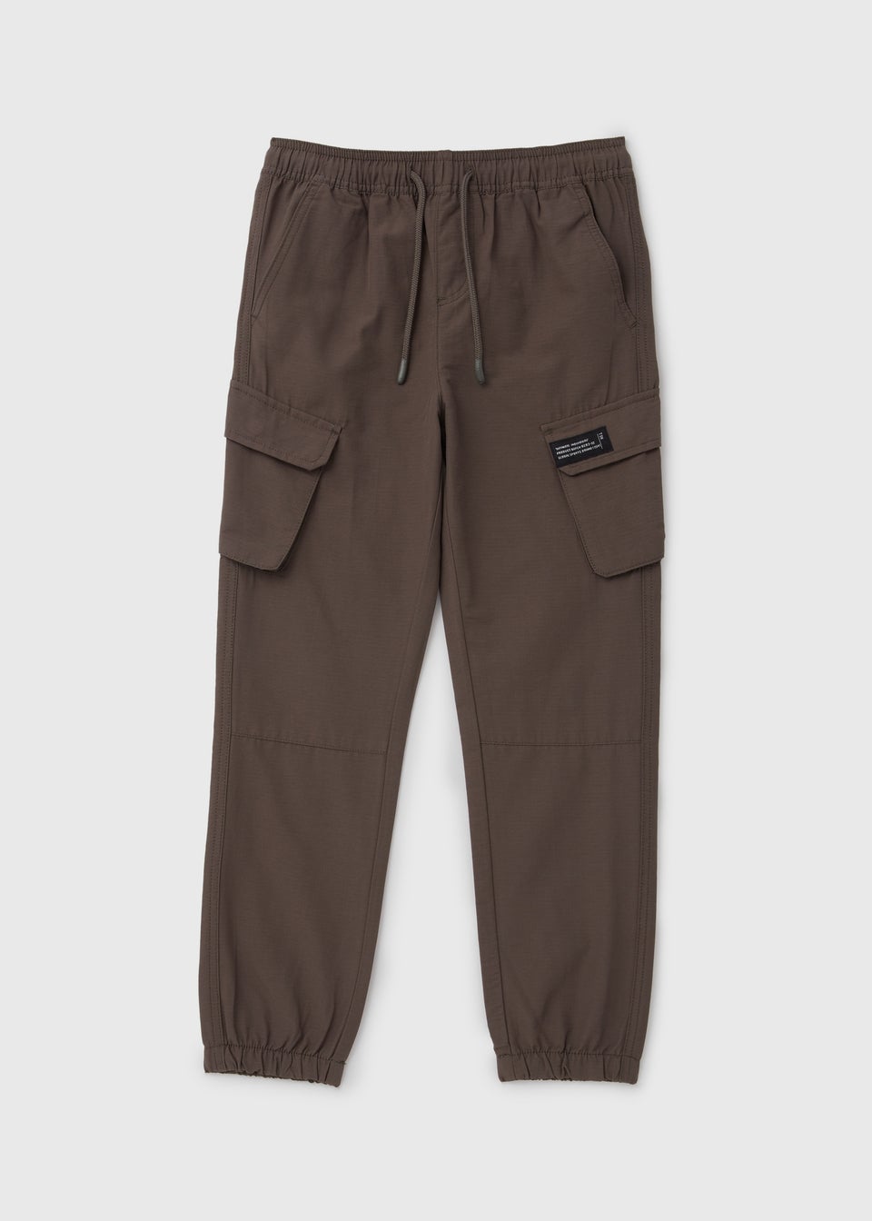 Boys Grey Ripstop Cargo Pants (7-13yrs)