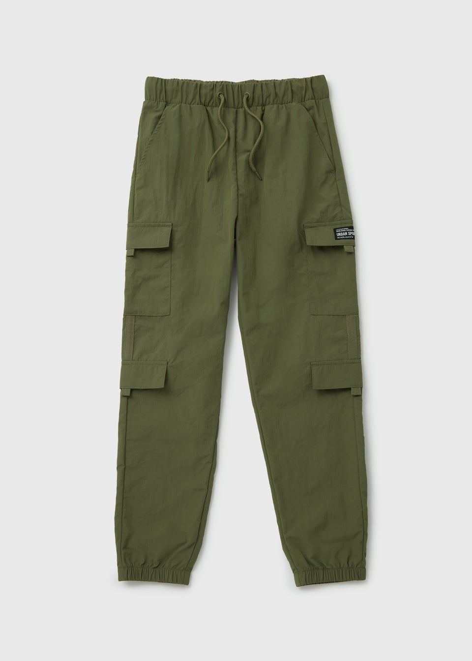 Boys Khaki Parachute Pants (7-13yrs)