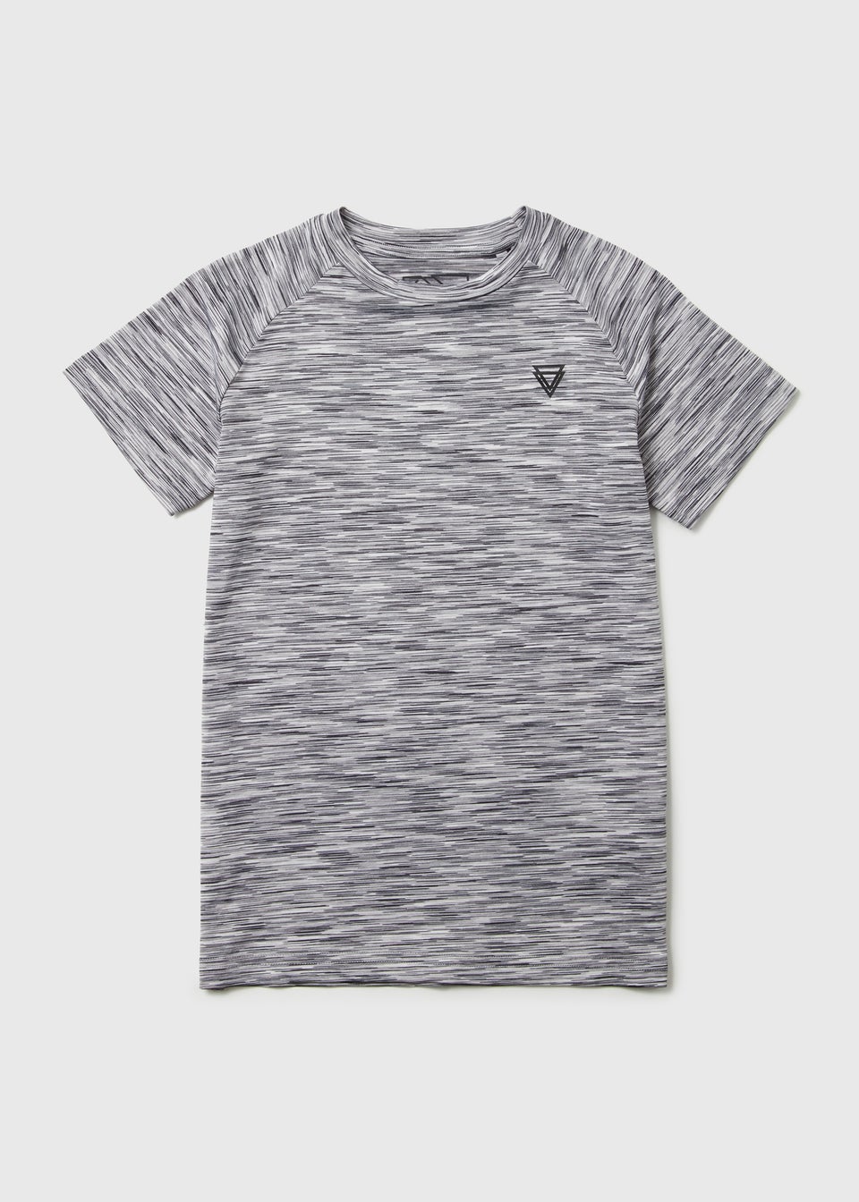 Boys Souluxe Grey Space Dye T-Shirt (7-13yrs)