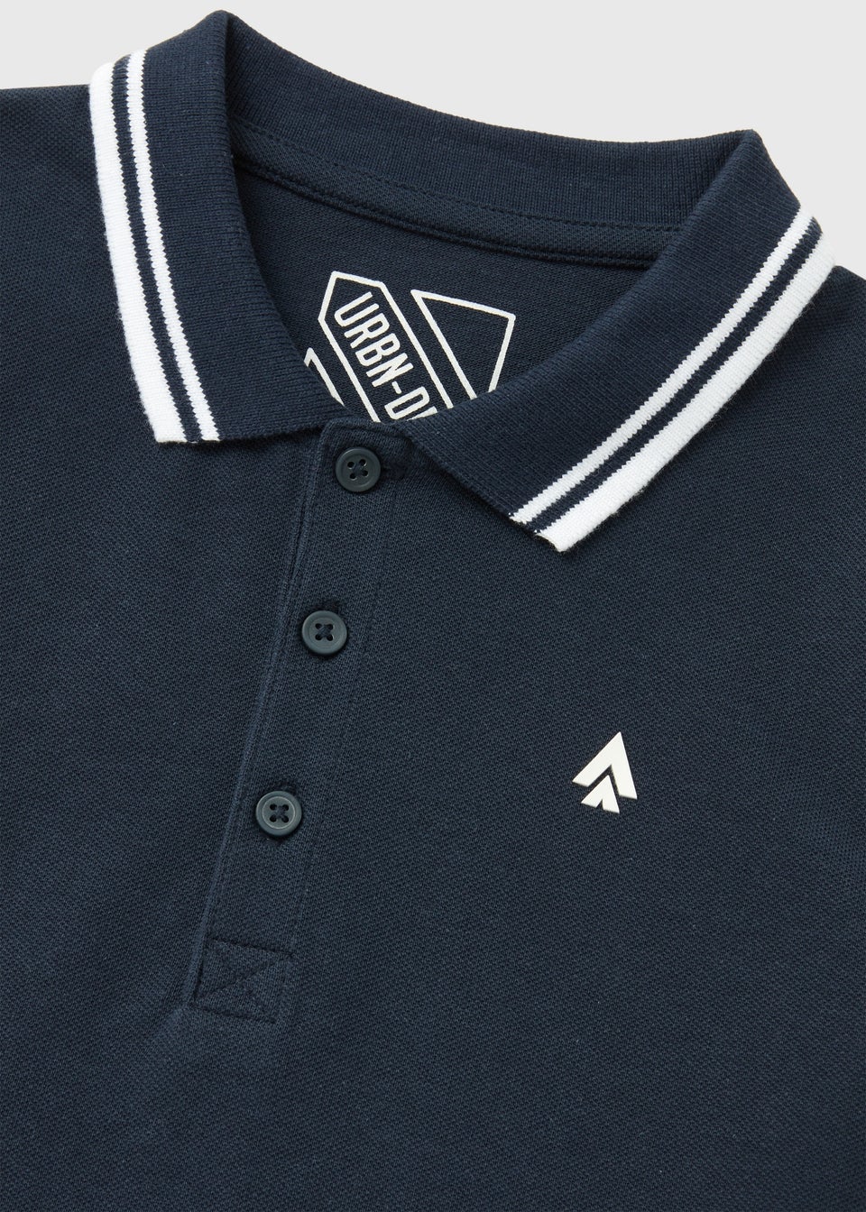 Boys Navy Cotton Polo Shirt (7-13yrs)