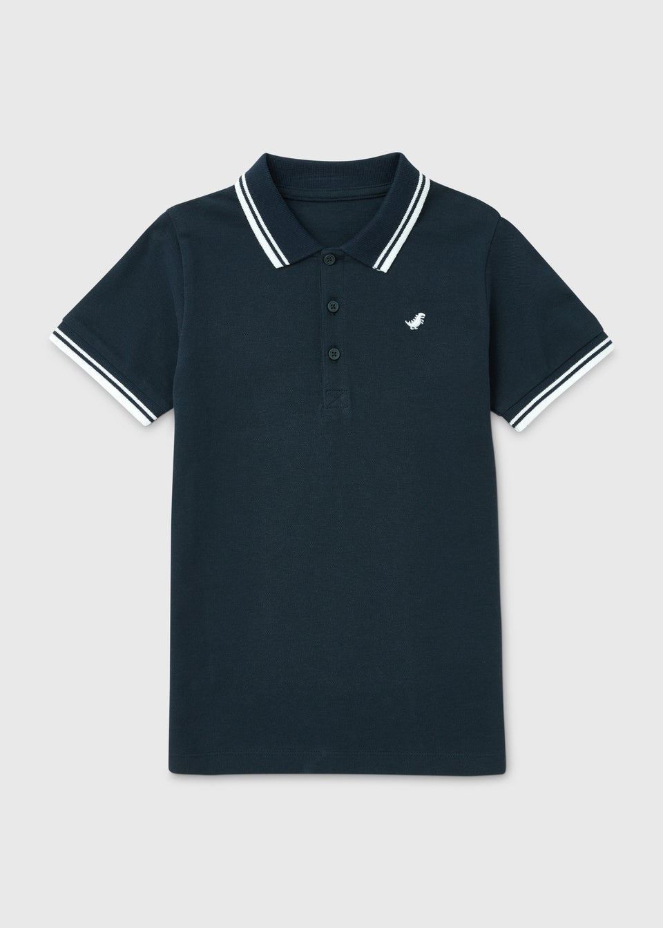 Boys Navy Cotton Polo Shirt (1-7yrs)