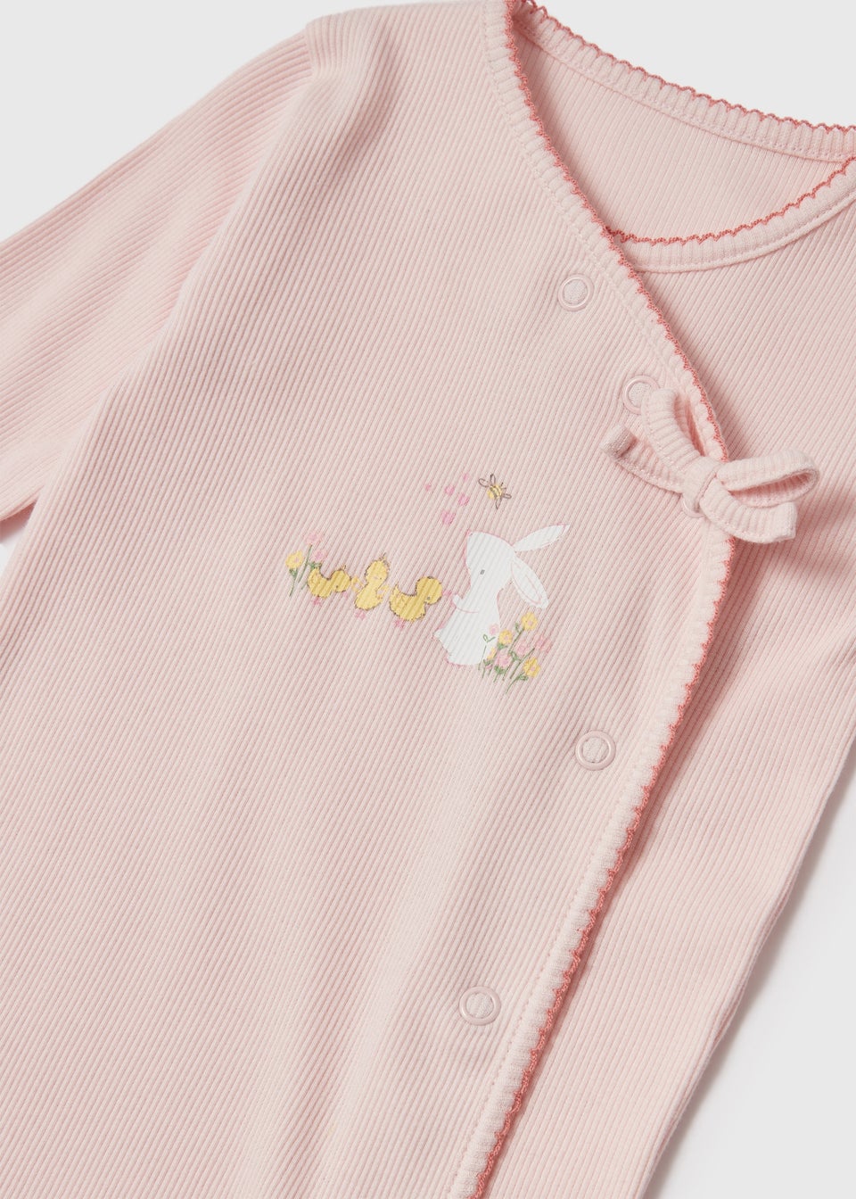 Baby Pink Meadow Sleepsuit (Newborn-18mths)