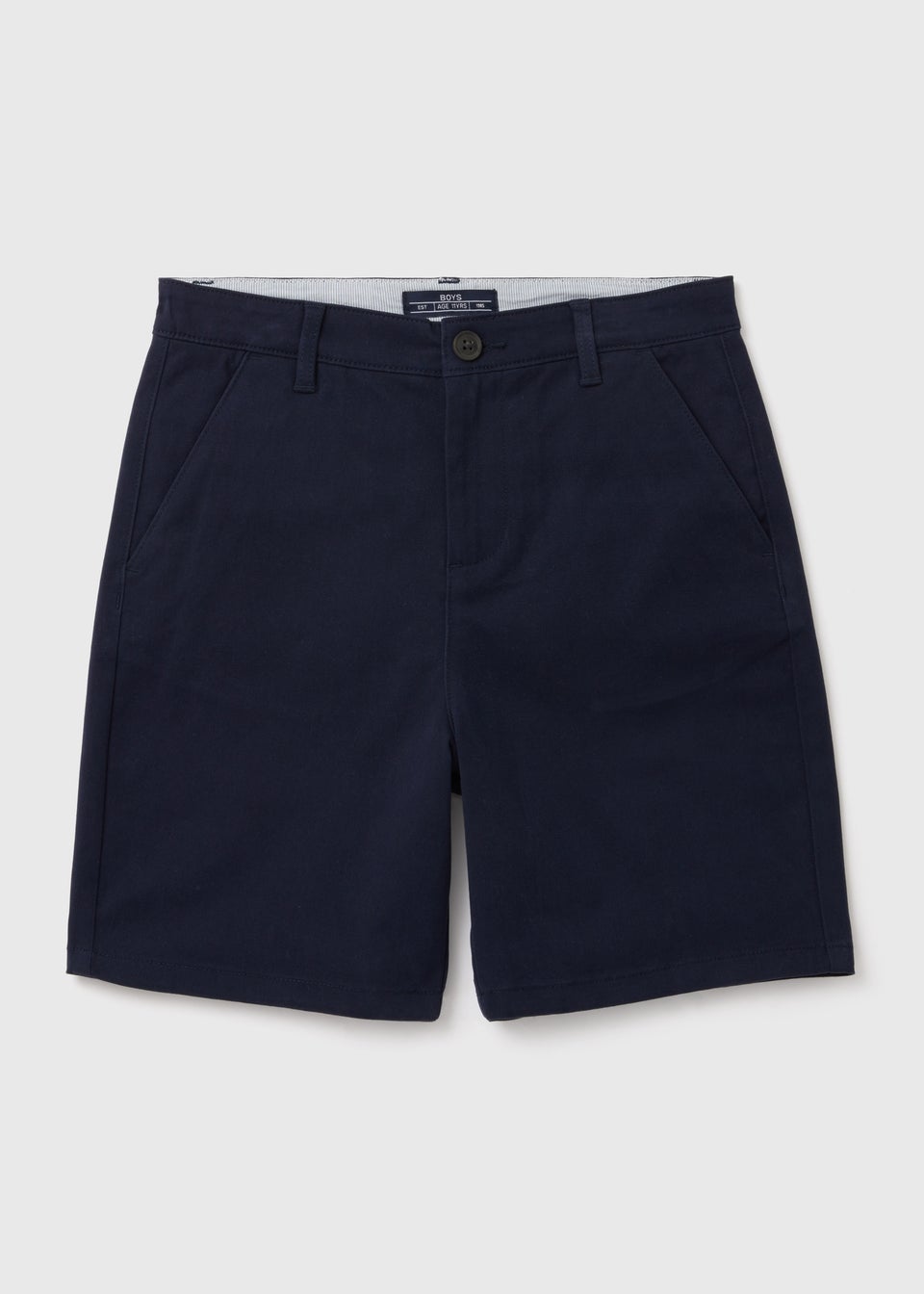 Boys Navy Chino Shorts (7-13yrs)