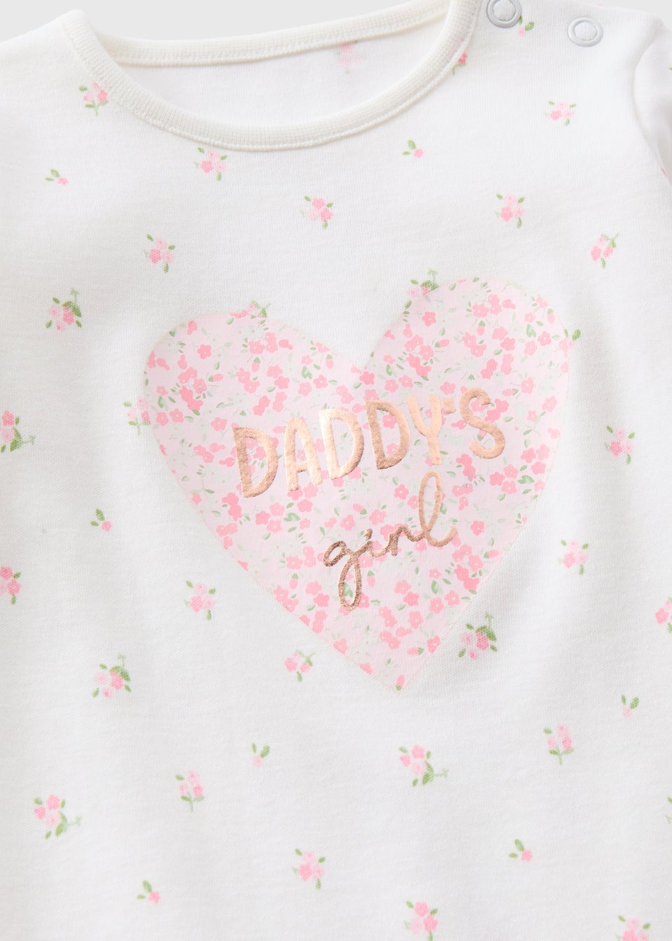 Baby Cream Daddy's Girl Sleepsuit (Tiny Baby-18mths)