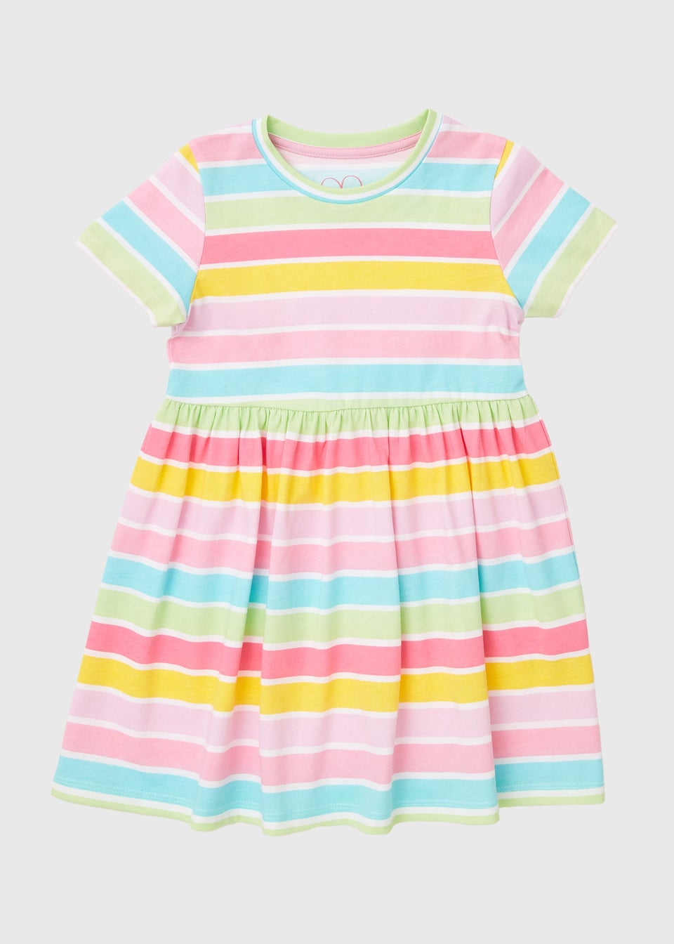 Girls Multicoloured Stripe Dress (1-7yrs)