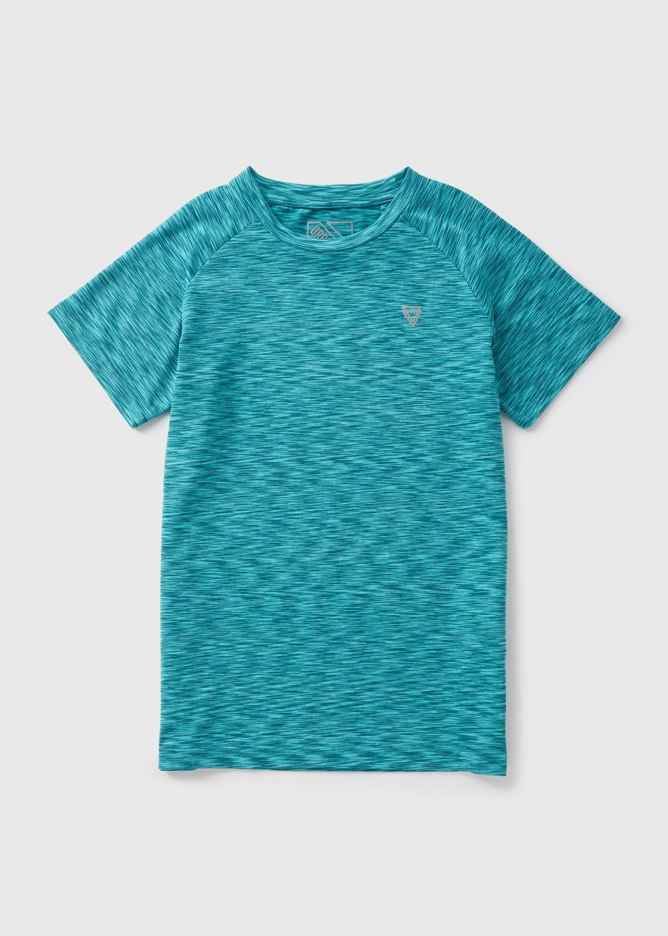 Boys Teal Space Dye Sports T-Shirt (7-13yrs)