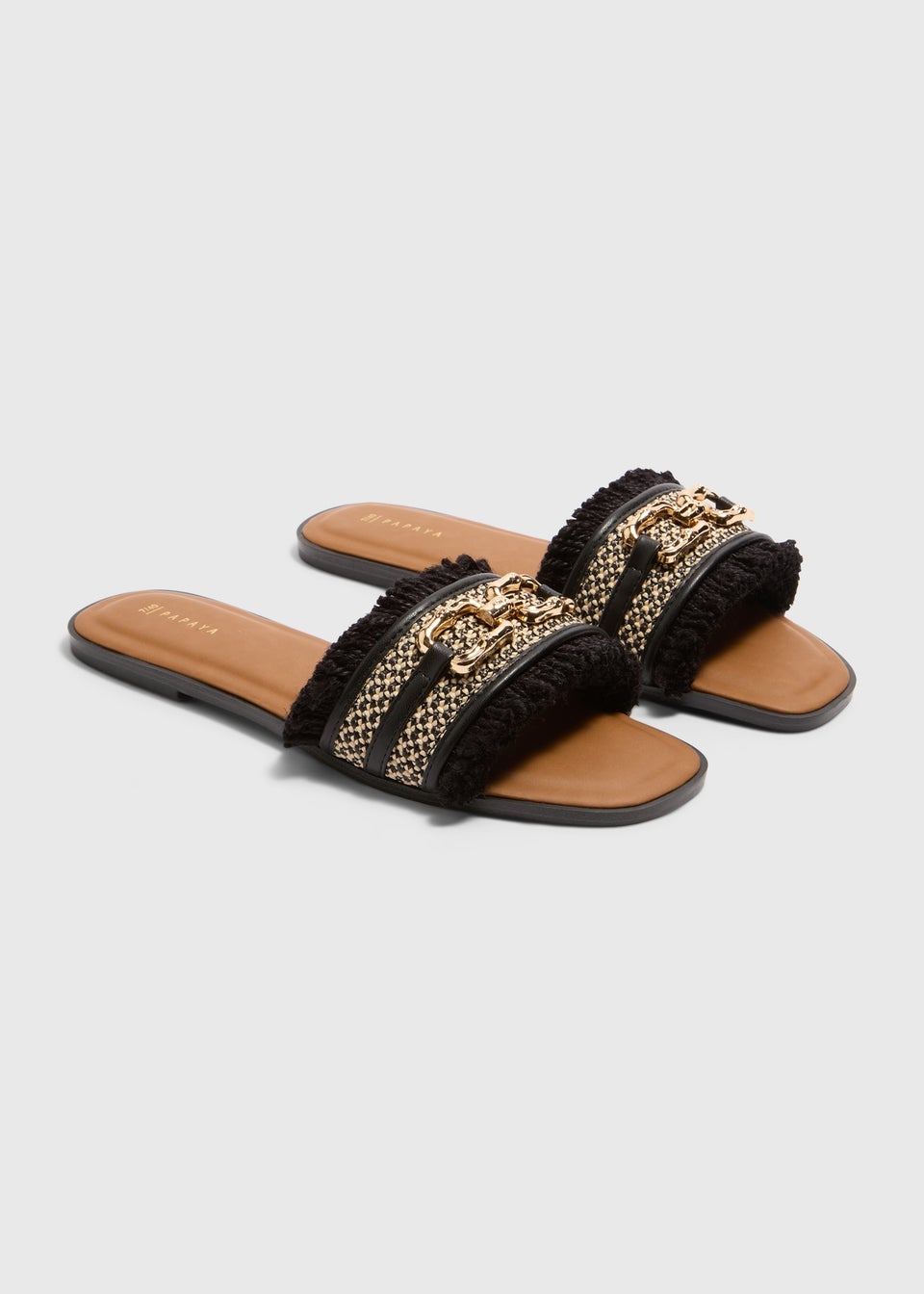 Black Mule Sandals