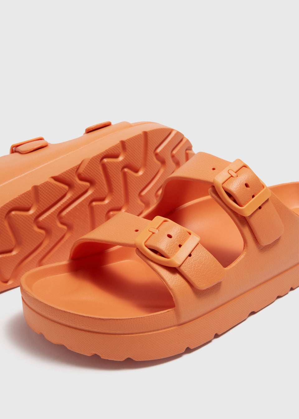 Red orange sandals sale
