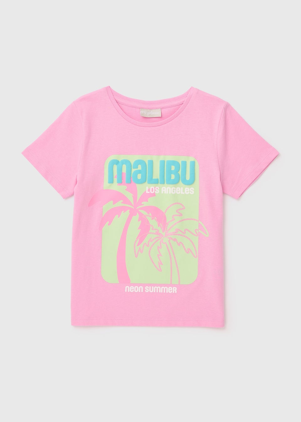 Pink Malibu Short Sleeve T-Shirt (7-13yrs)