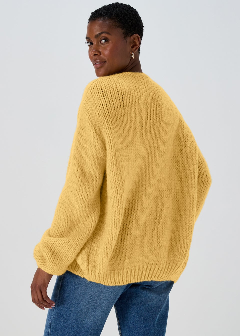 Yellow Lofty Cardigan Matalan