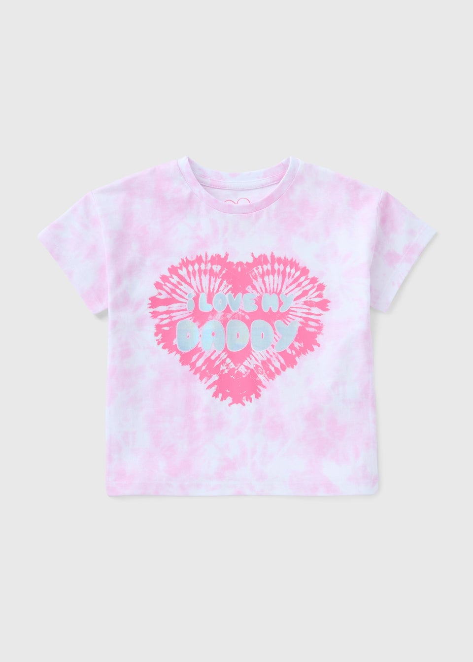 Girls Pink Tie Dye T-Shirt (1-7yrs)