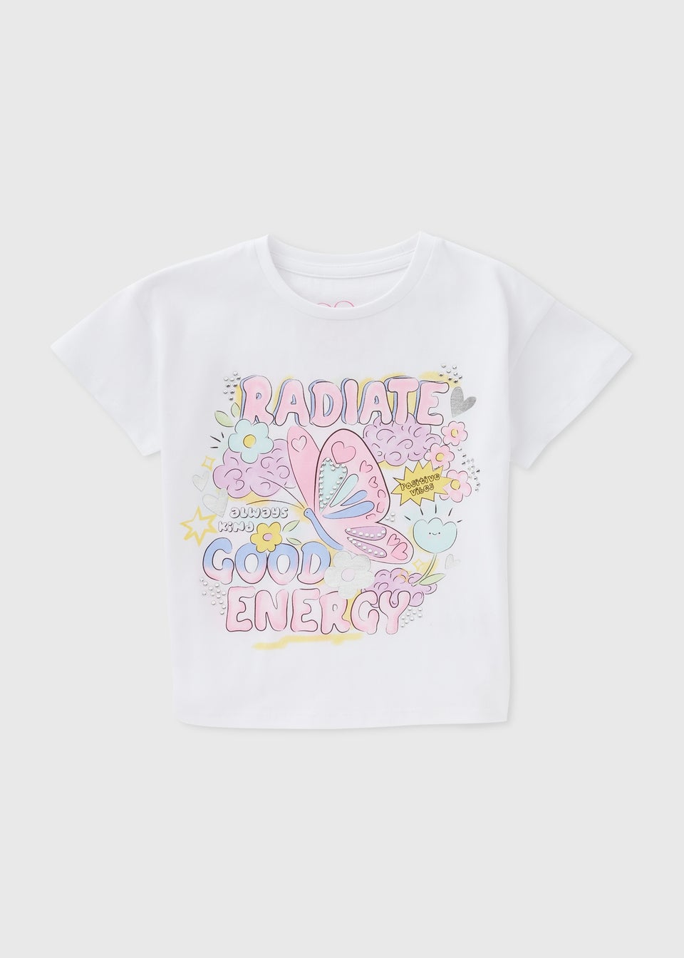 Girls White Candy Dream T-Shirt (1-7yrs)