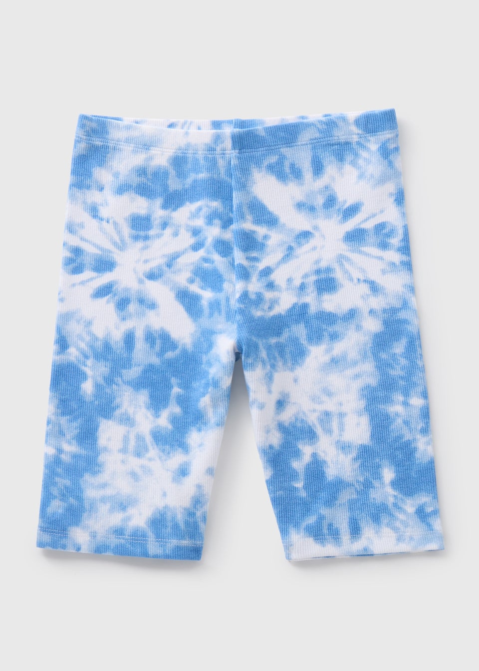 Girls Blue Tie Dye Cycling Shorts (7-13yrs)