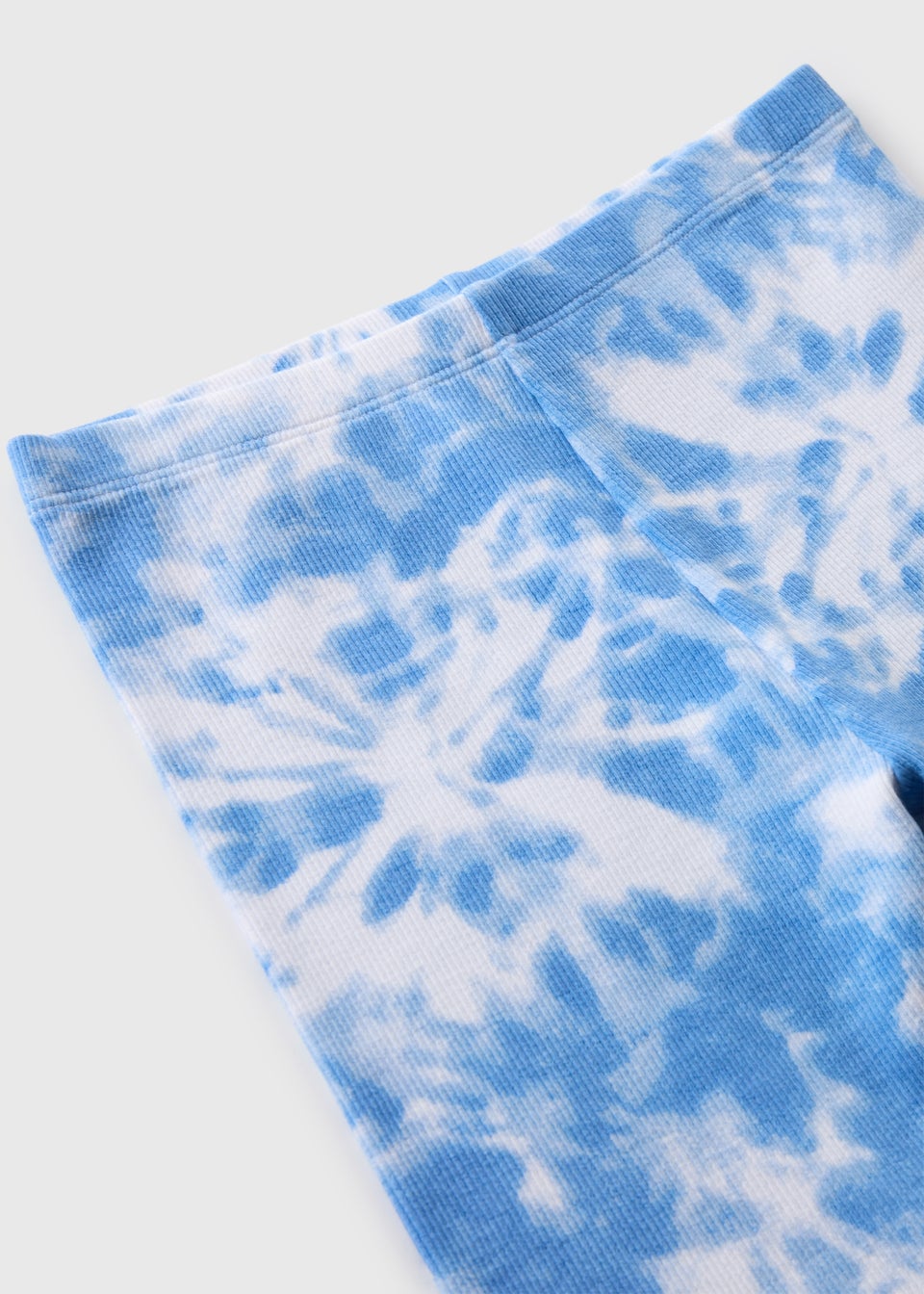 Girls Blue Tie Dye Cycling Shorts (7-13yrs)