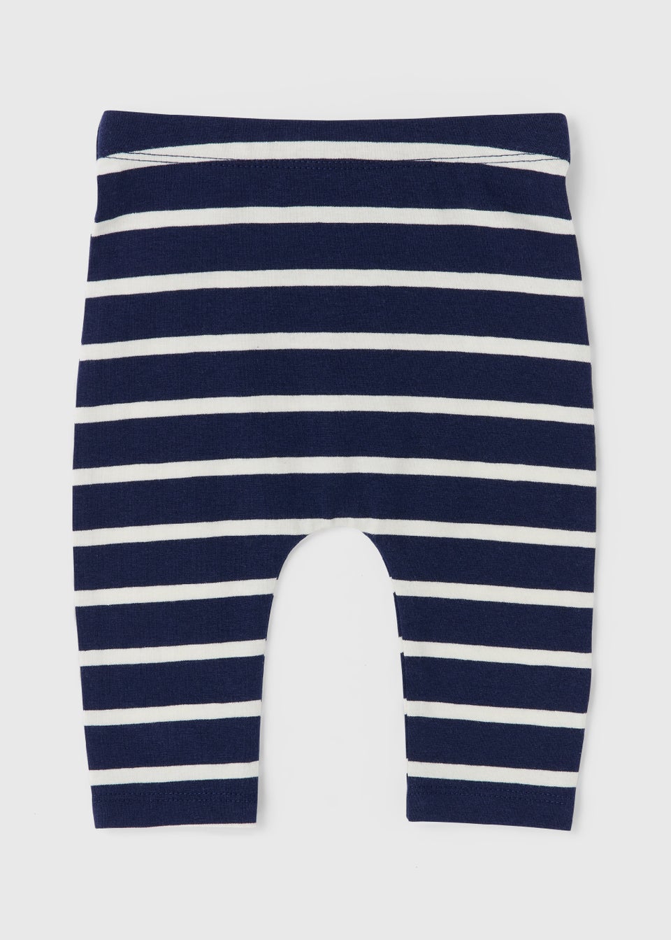 Navy/White Toddler Striped Leggings