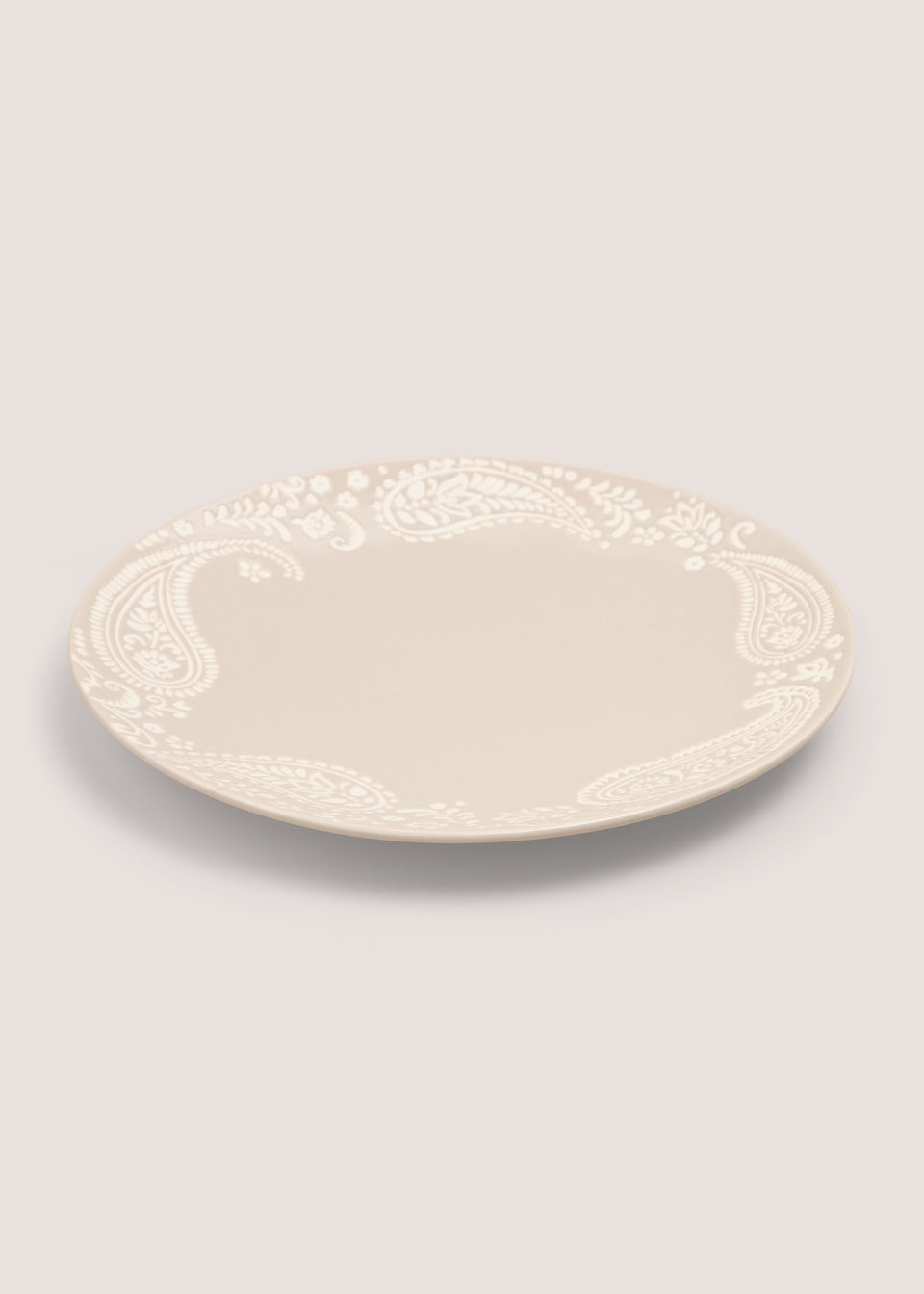 Beige Artisan Wax Dinner Plate (27cm)