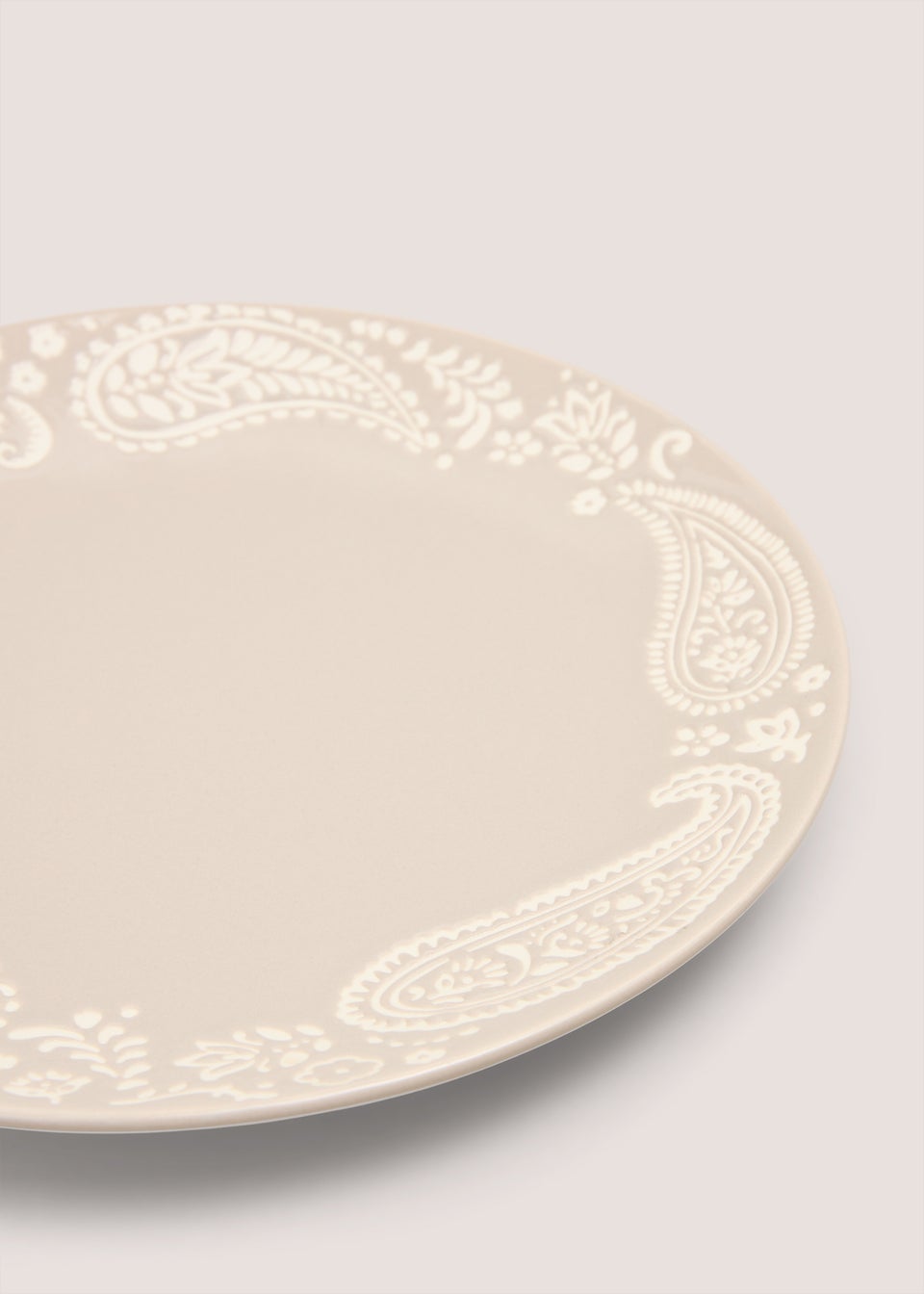 Beige Artisan Wax Dinner Plate (27cm)