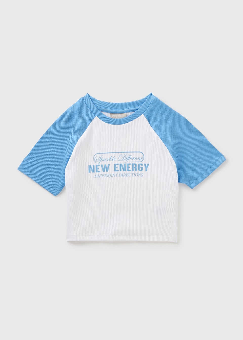 Girls White New Energy White T-Shirt (7-15yrs)