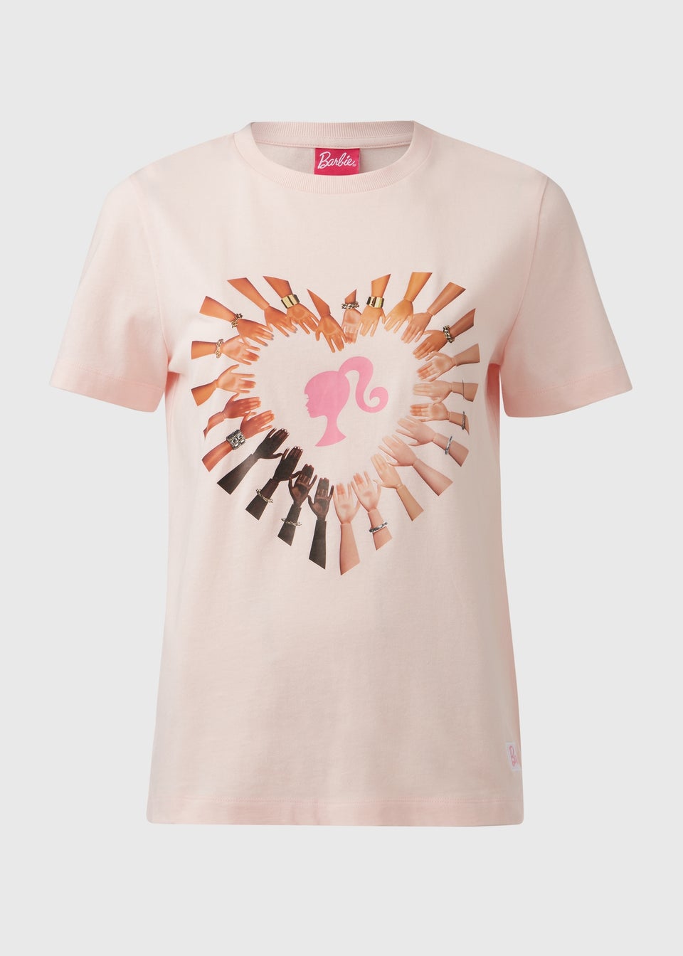 Barbie Pink Hands Print T-Shirt