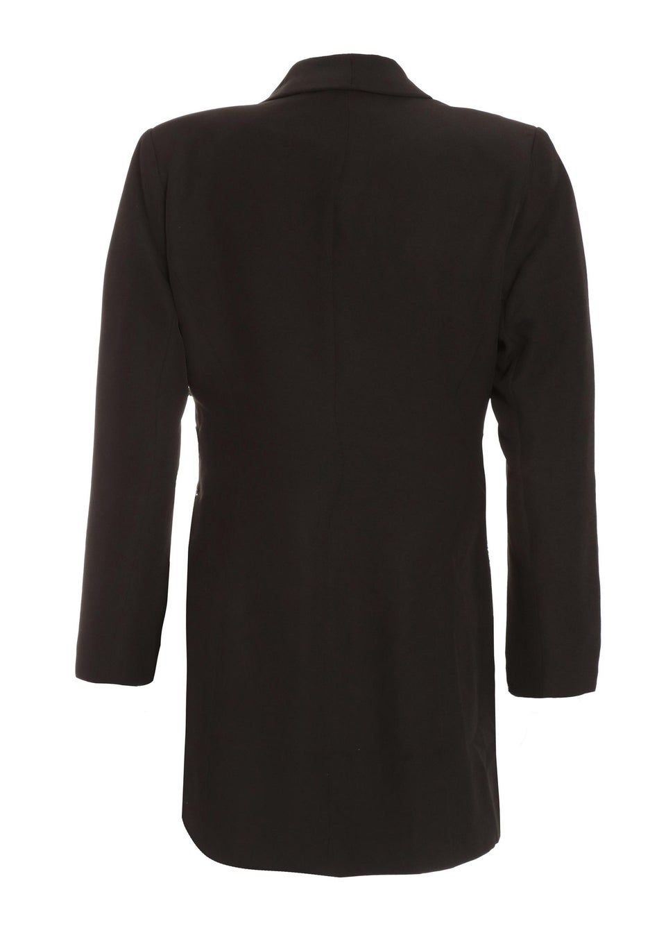Quiz Black Lace Up Blazer Dress