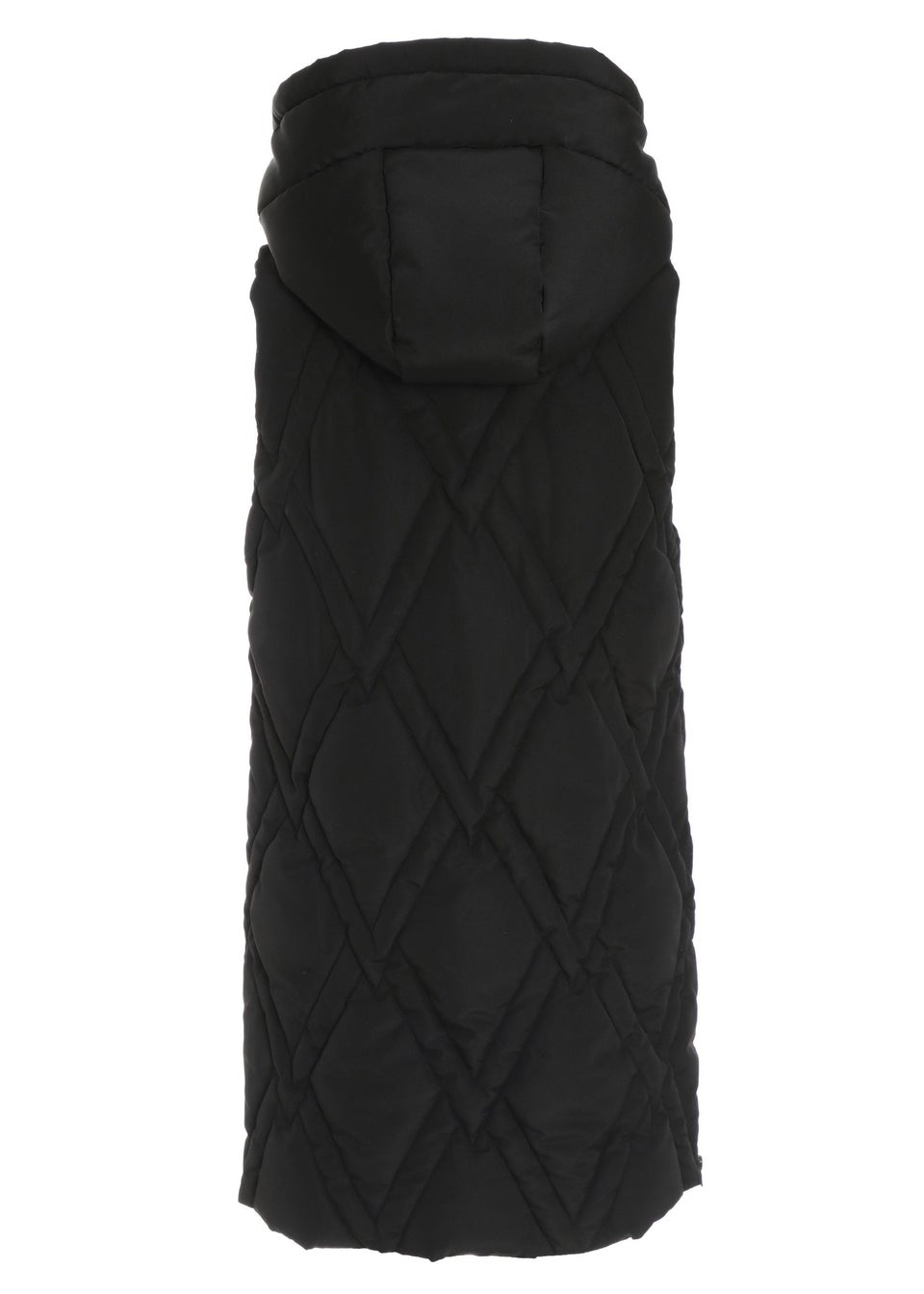 Quiz Black Padded Hooded Gilet