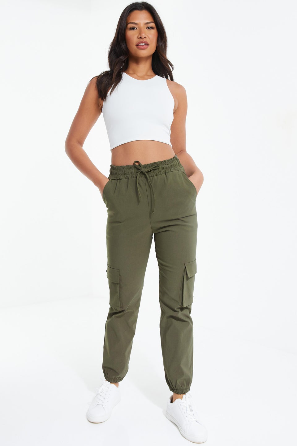 Women's Cargo Trousers Combat Pants Matalan
