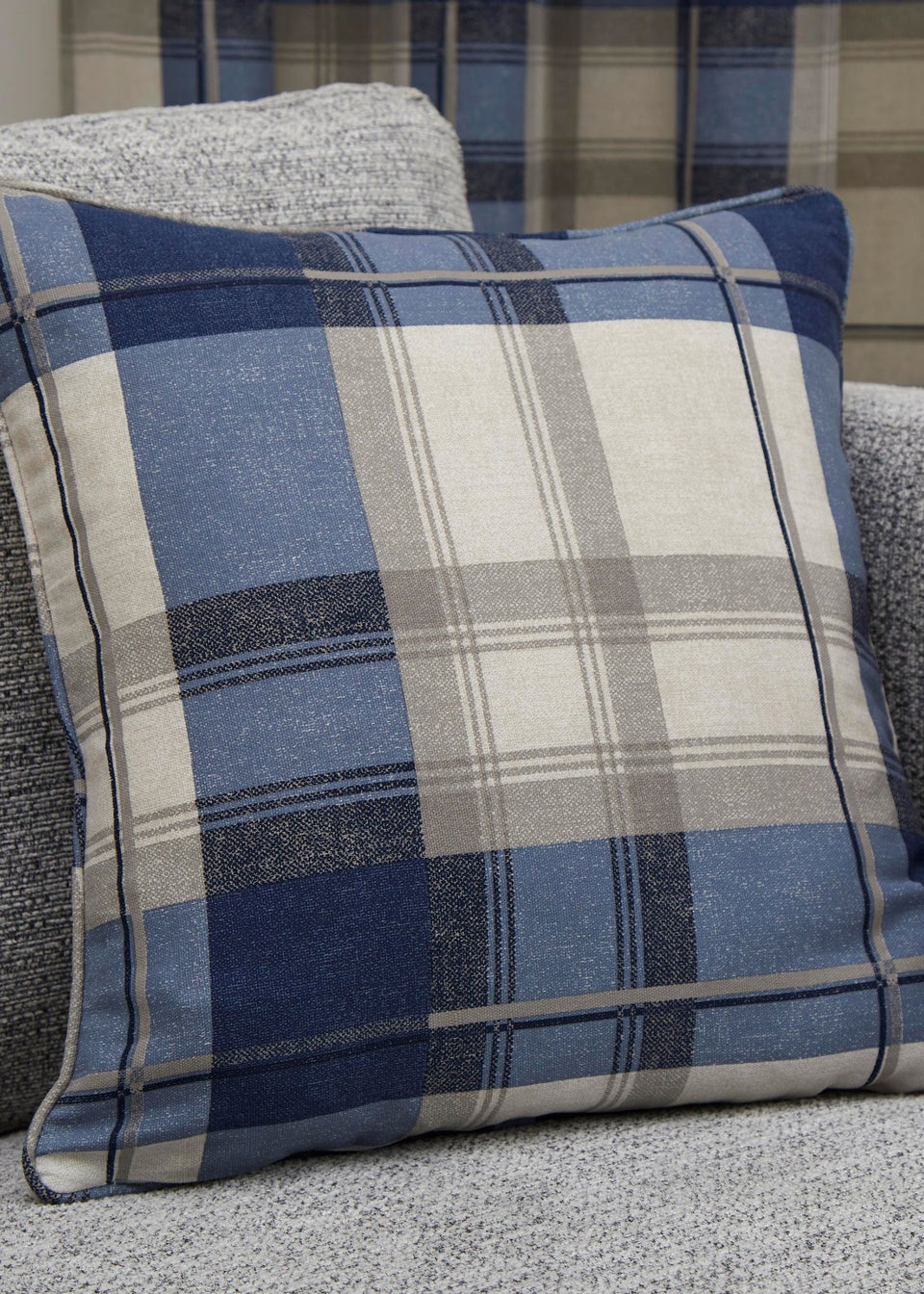 Fusion Balmoral Check Filled Cushion