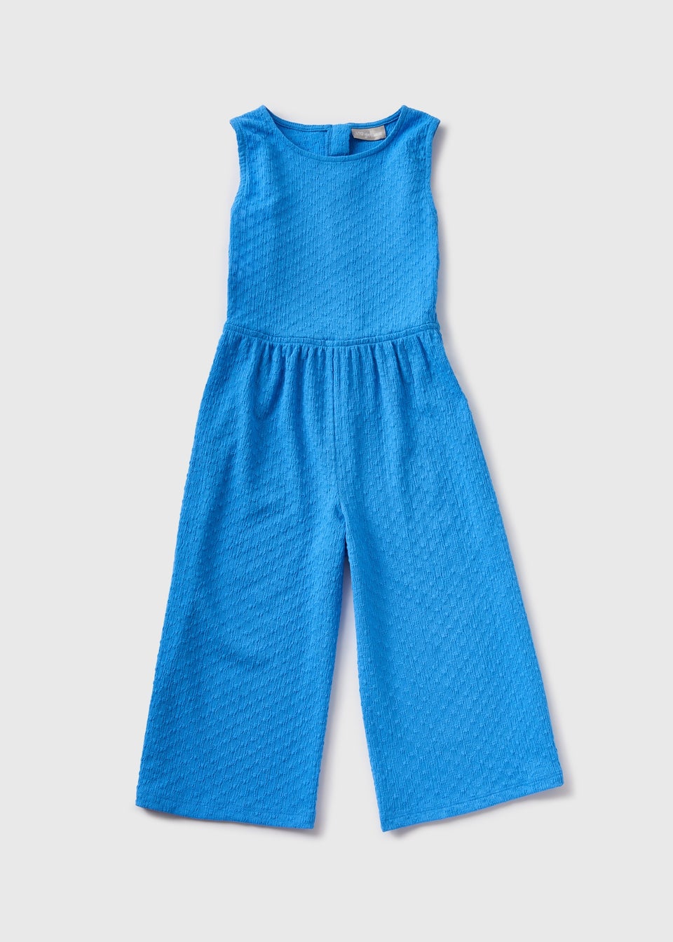 Girls Blue Crinkle Jumpsuit (7-13yrs)