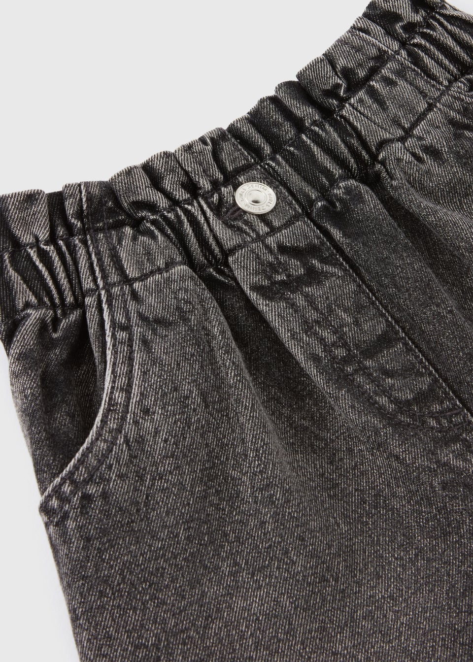 Boys Grey Denim Shorts (7-15yrs)