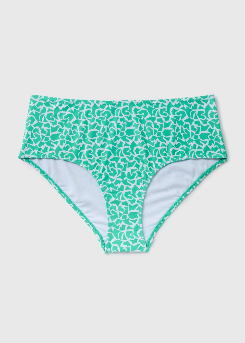 Turquoise Abstract Design Bikini Bottoms