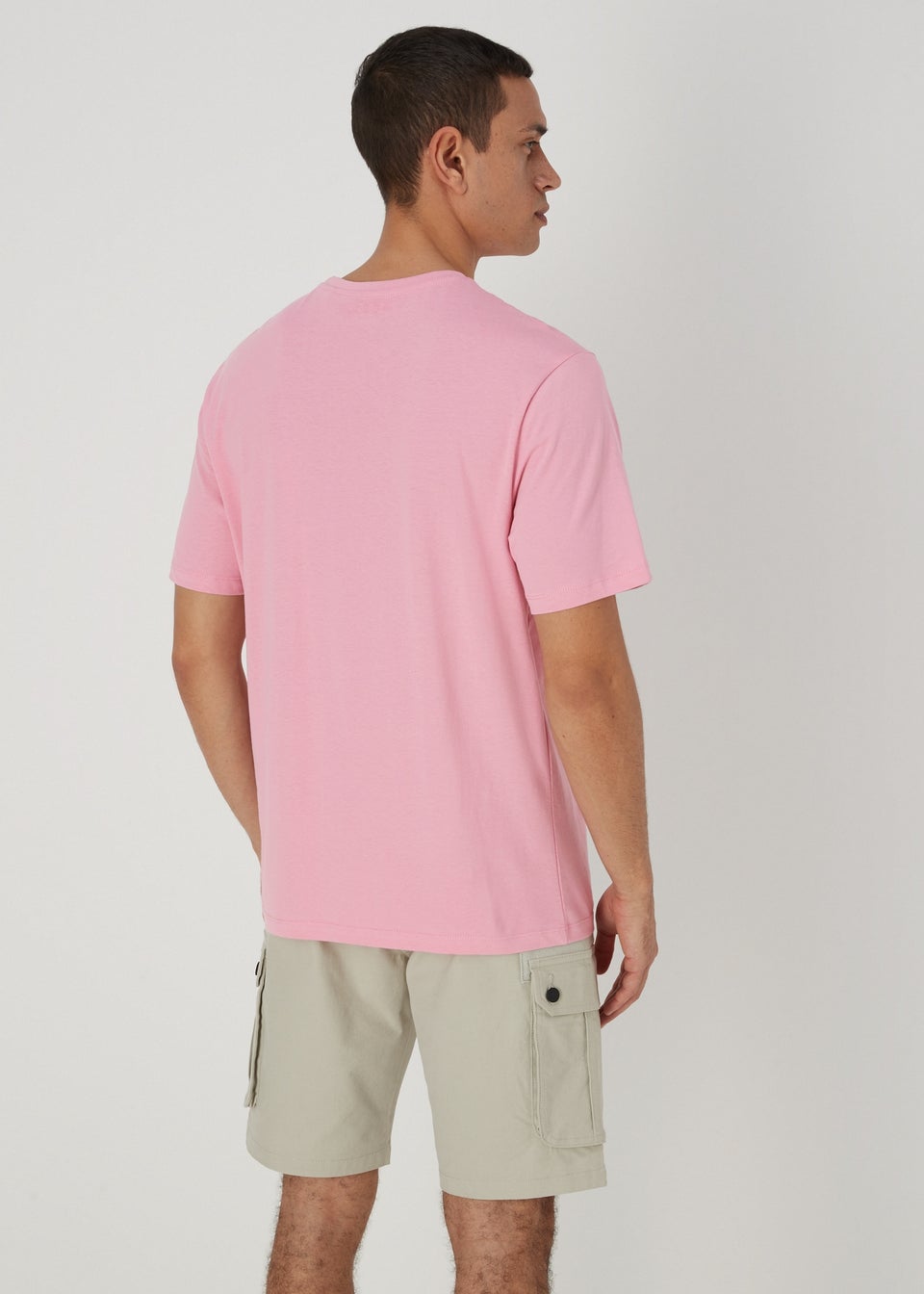 Pale Pink Crew Neck T-Shirt