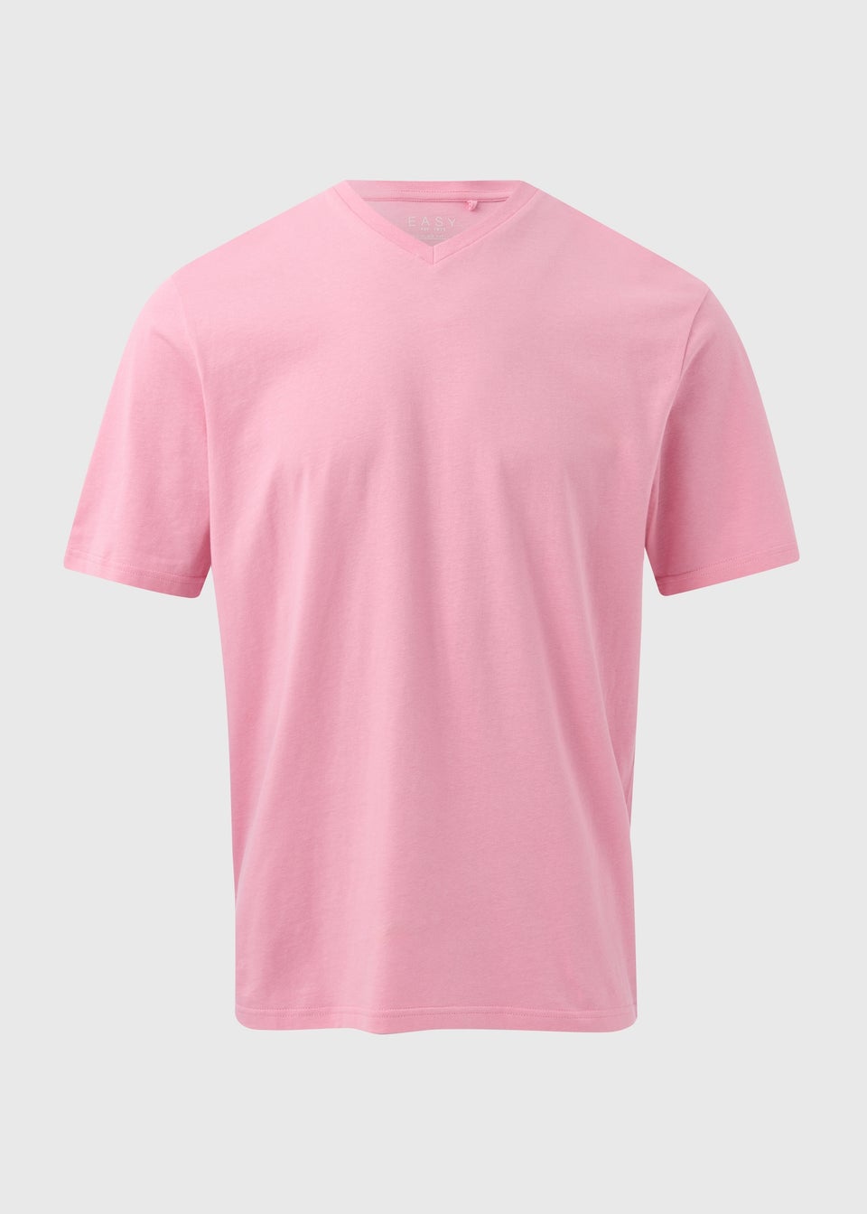 Pale Pink V Neck T Shirt Matalan