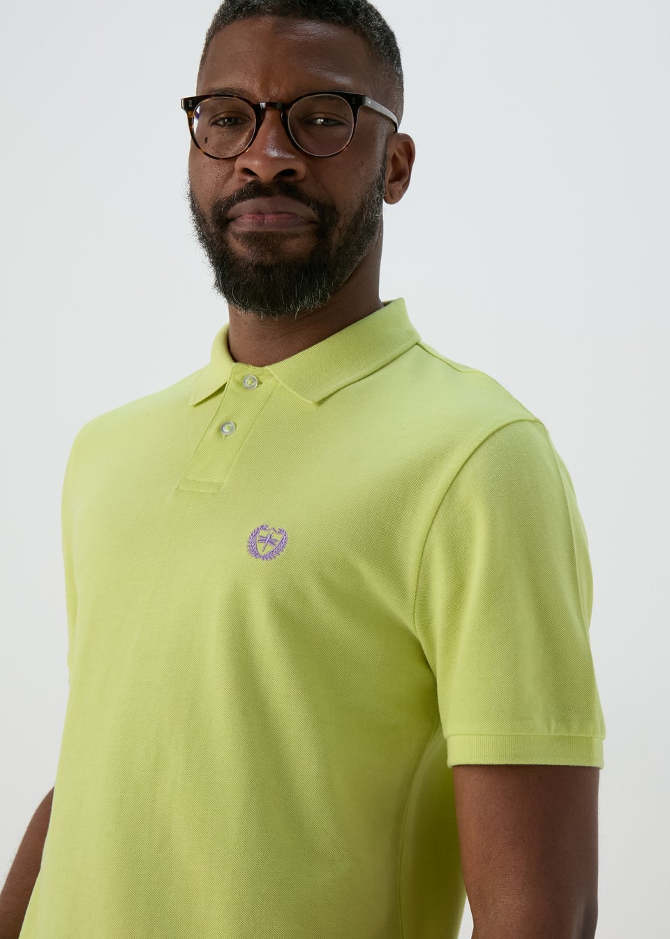 Lime green polo uniform shirts top
