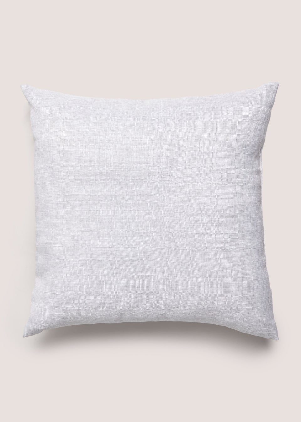 Grey Linen-Look Cushion (43cmx43cm)