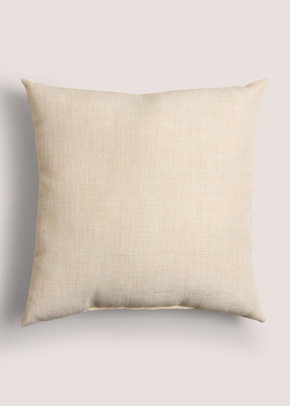 Neutral Linen-Look Cushion (43cmx43cm)