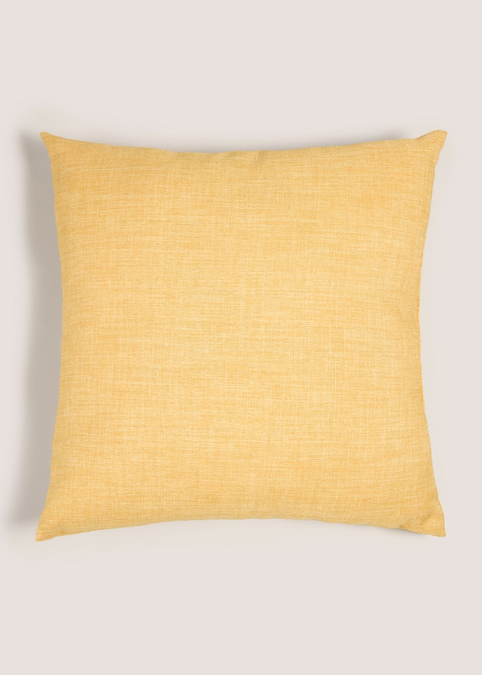 Yellow Linen-Look Cushion