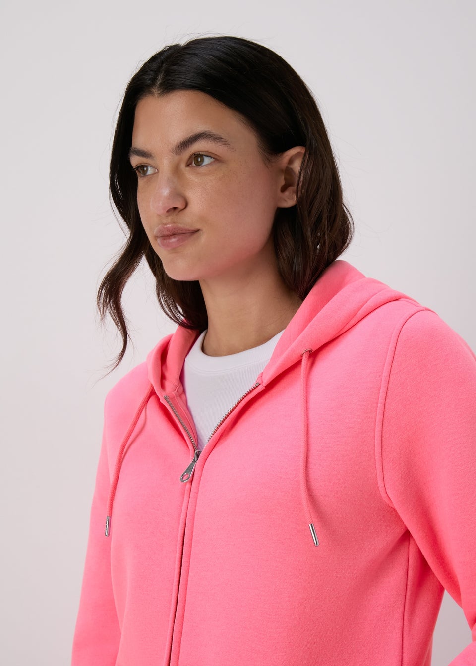 Pink Zip Hoodie