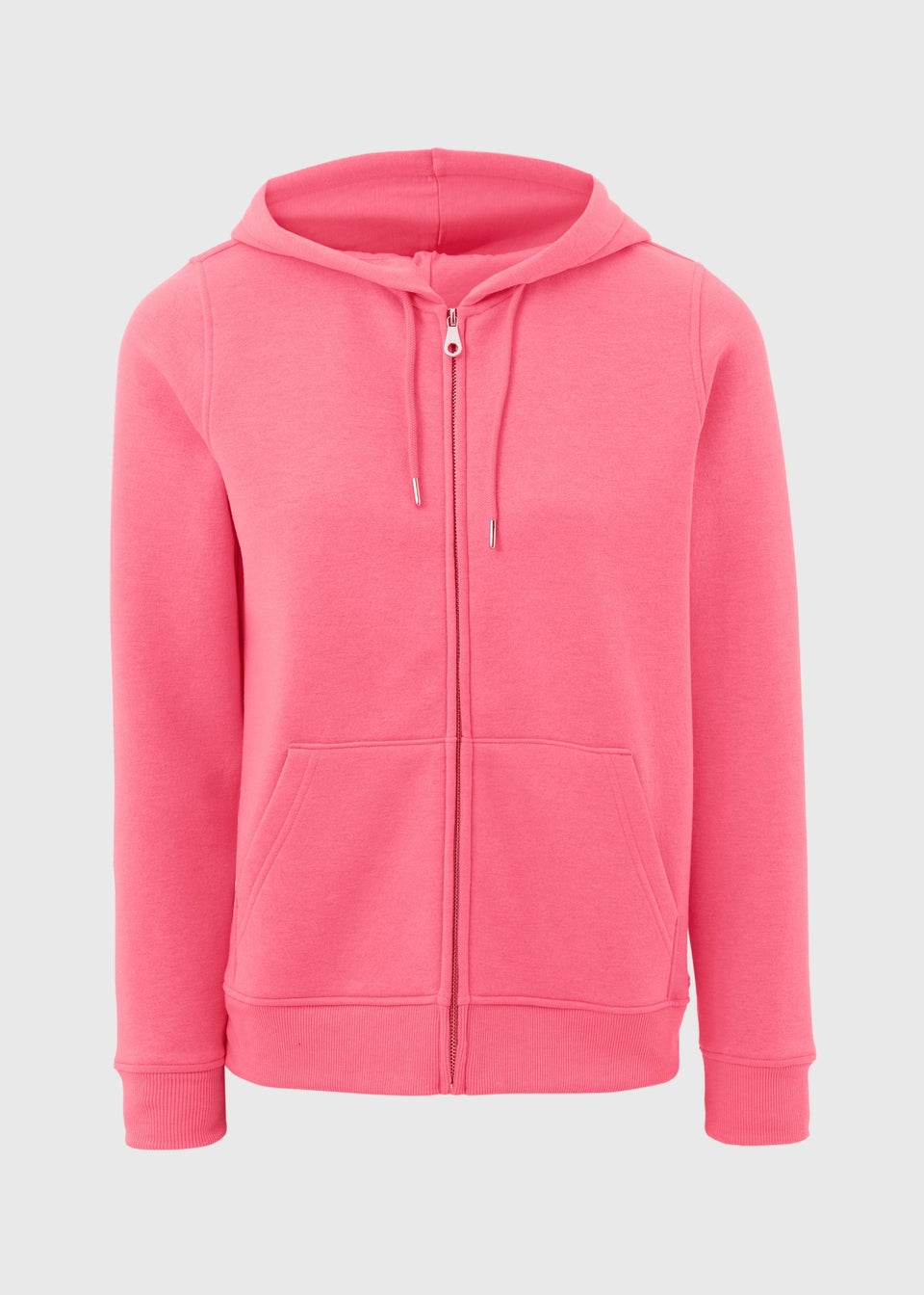 Pink full zip hoodie women's outlet