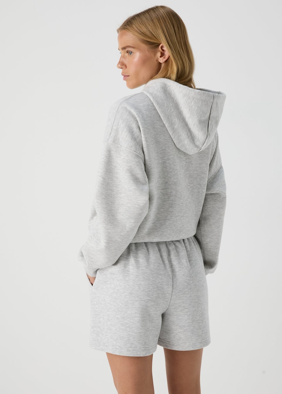 Grey Collegiate Shorts