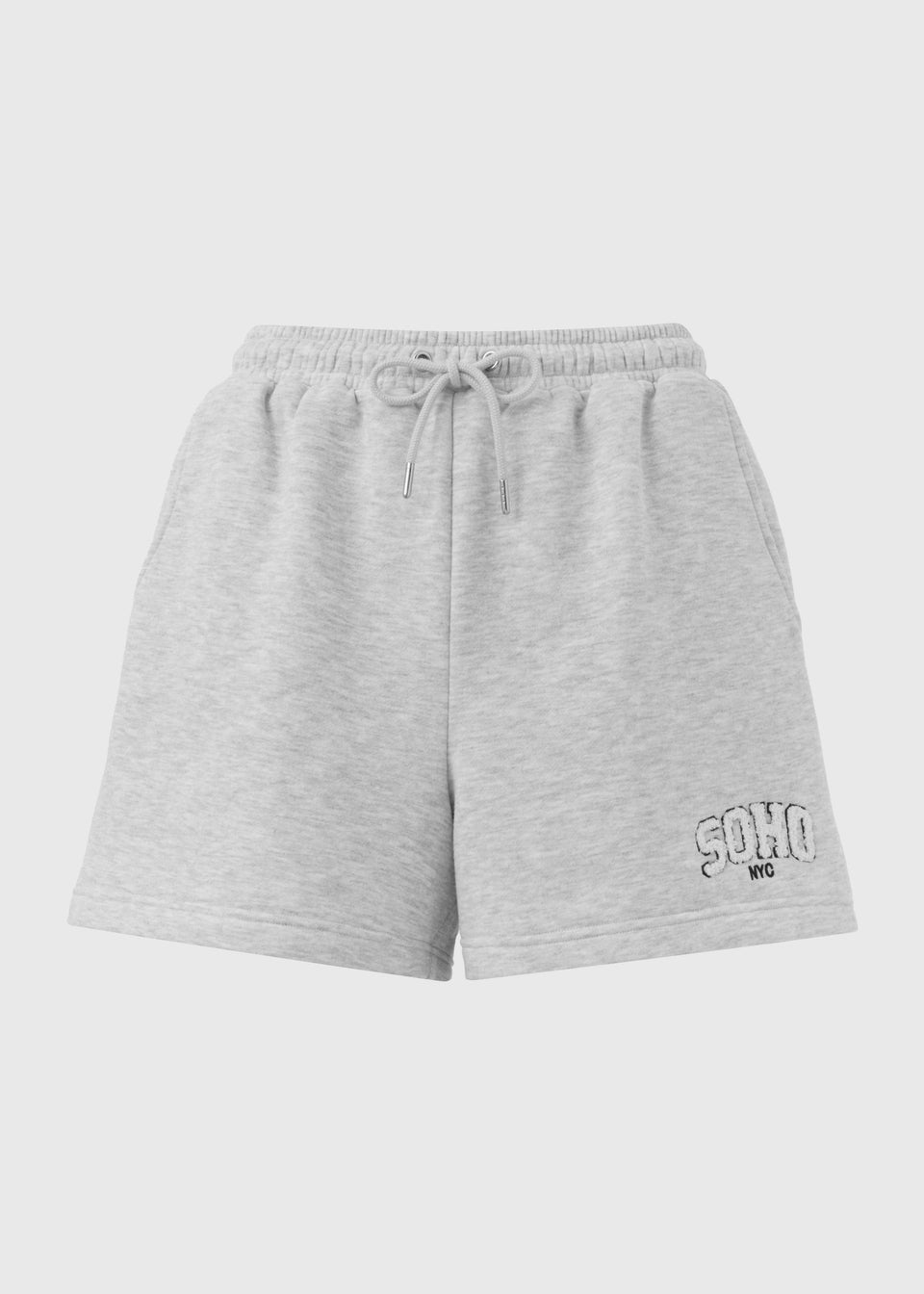 Grey Collegiate Shorts