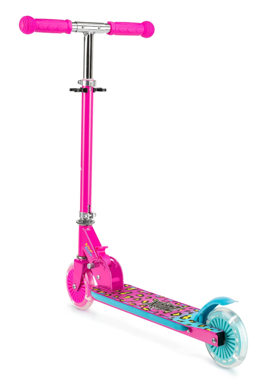 Xootz Wild Rider Led Scooter - Pink