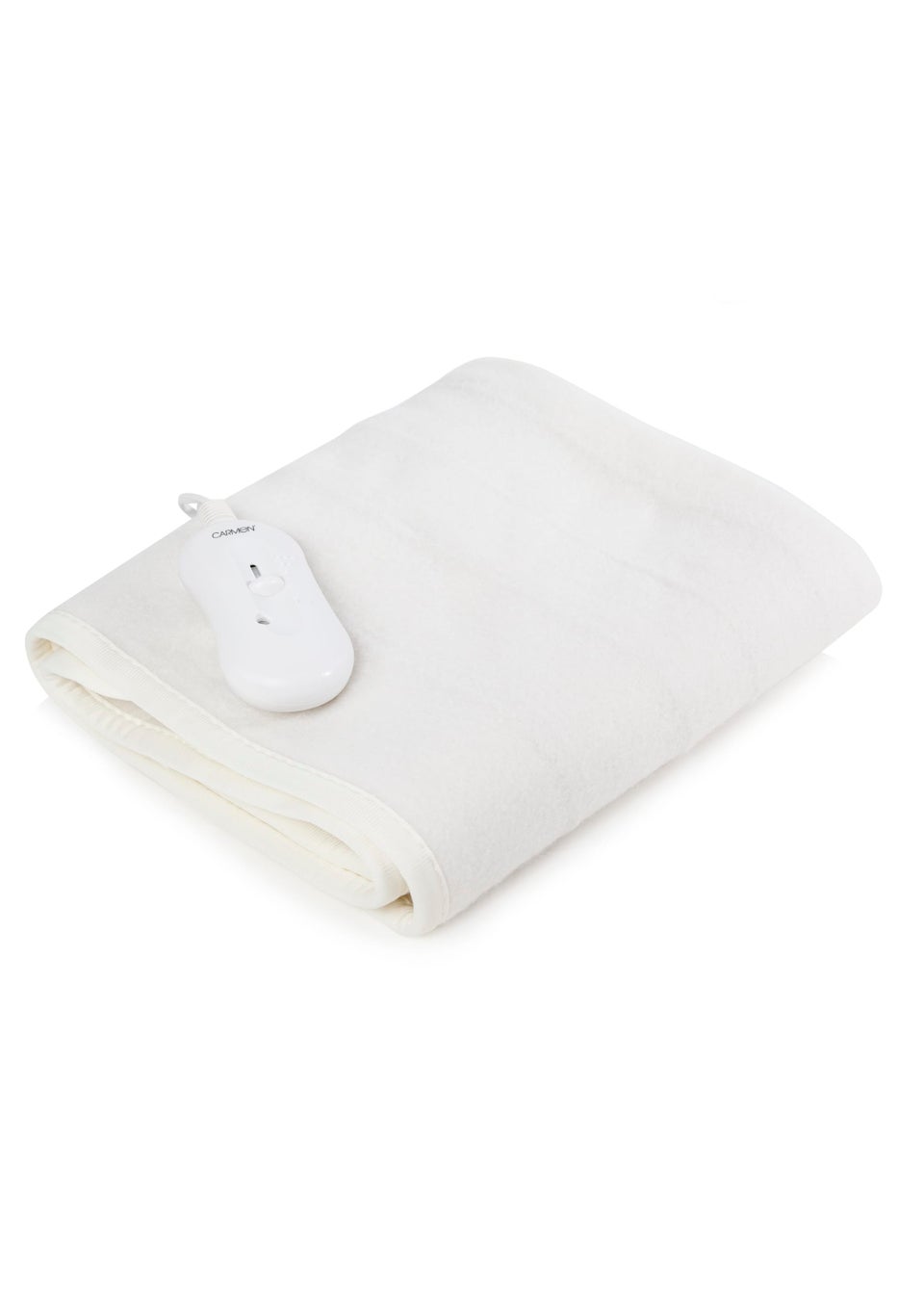 Double Heated Under Blanket with Overheat Protection White