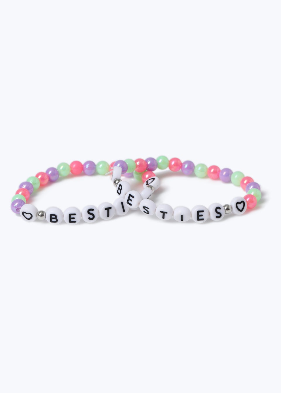 New Kids on the Block Set: Best Friend Letter Block BFF Bracelets – taudrey