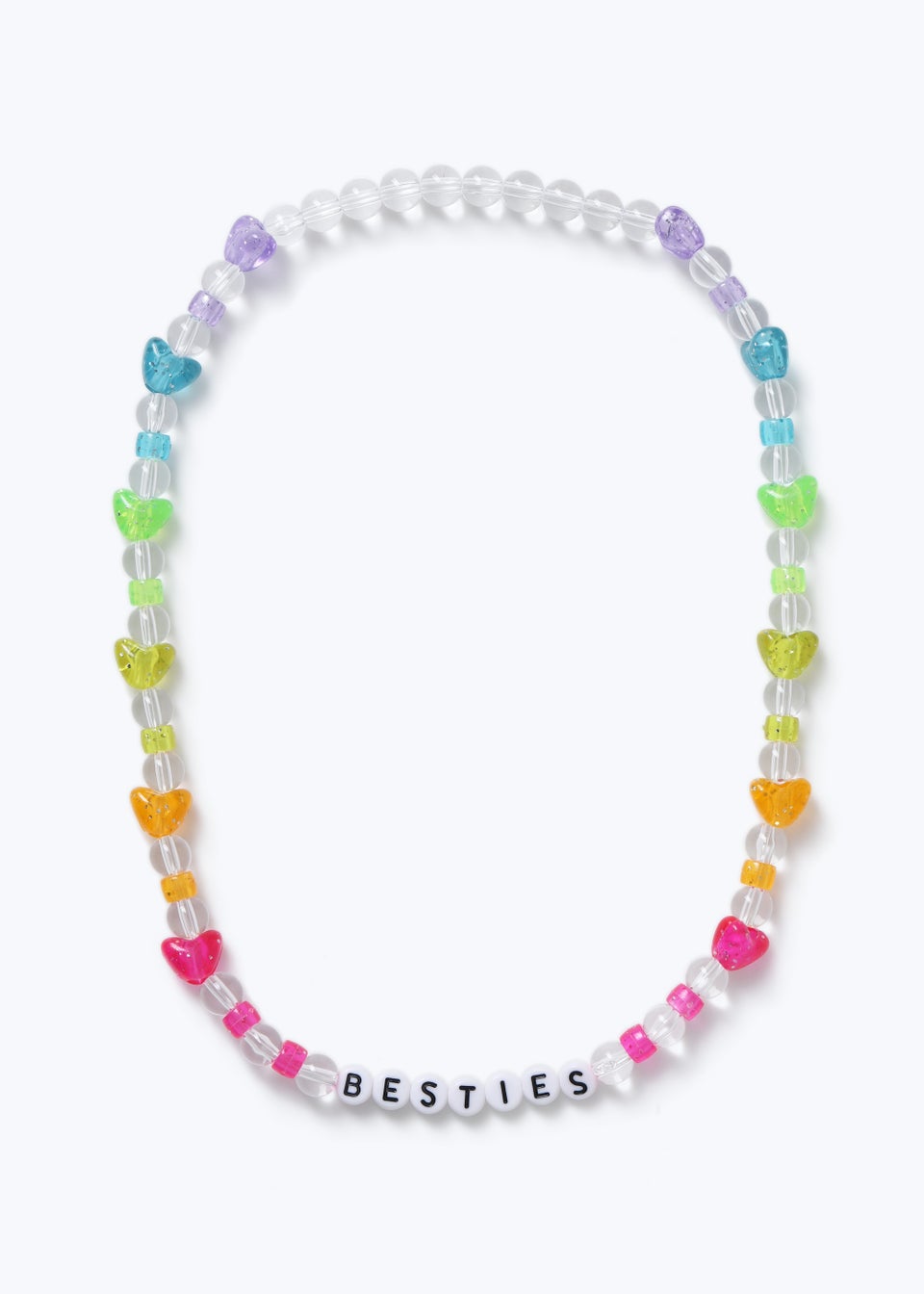 Kids 2 Pack Multicoloured BFF Necklaces
