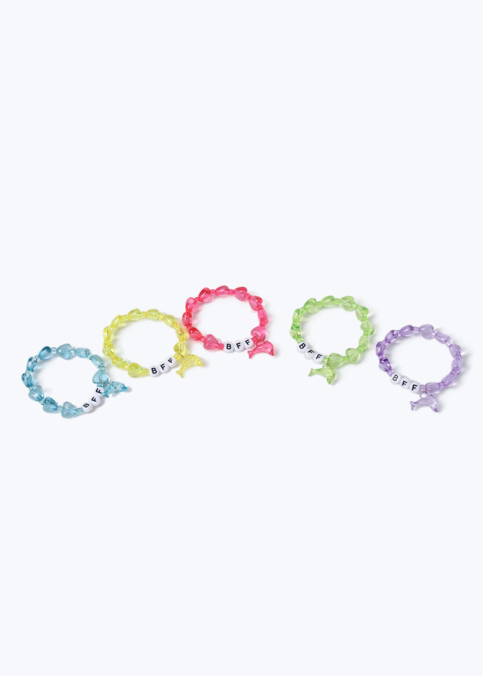 Kids 5 Pack Multicoloured BFF Bracelets