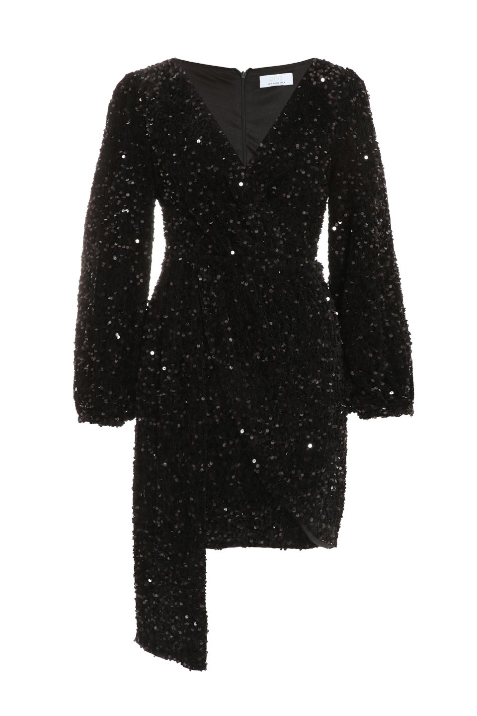 Quiz long sleeve sequin sale dress