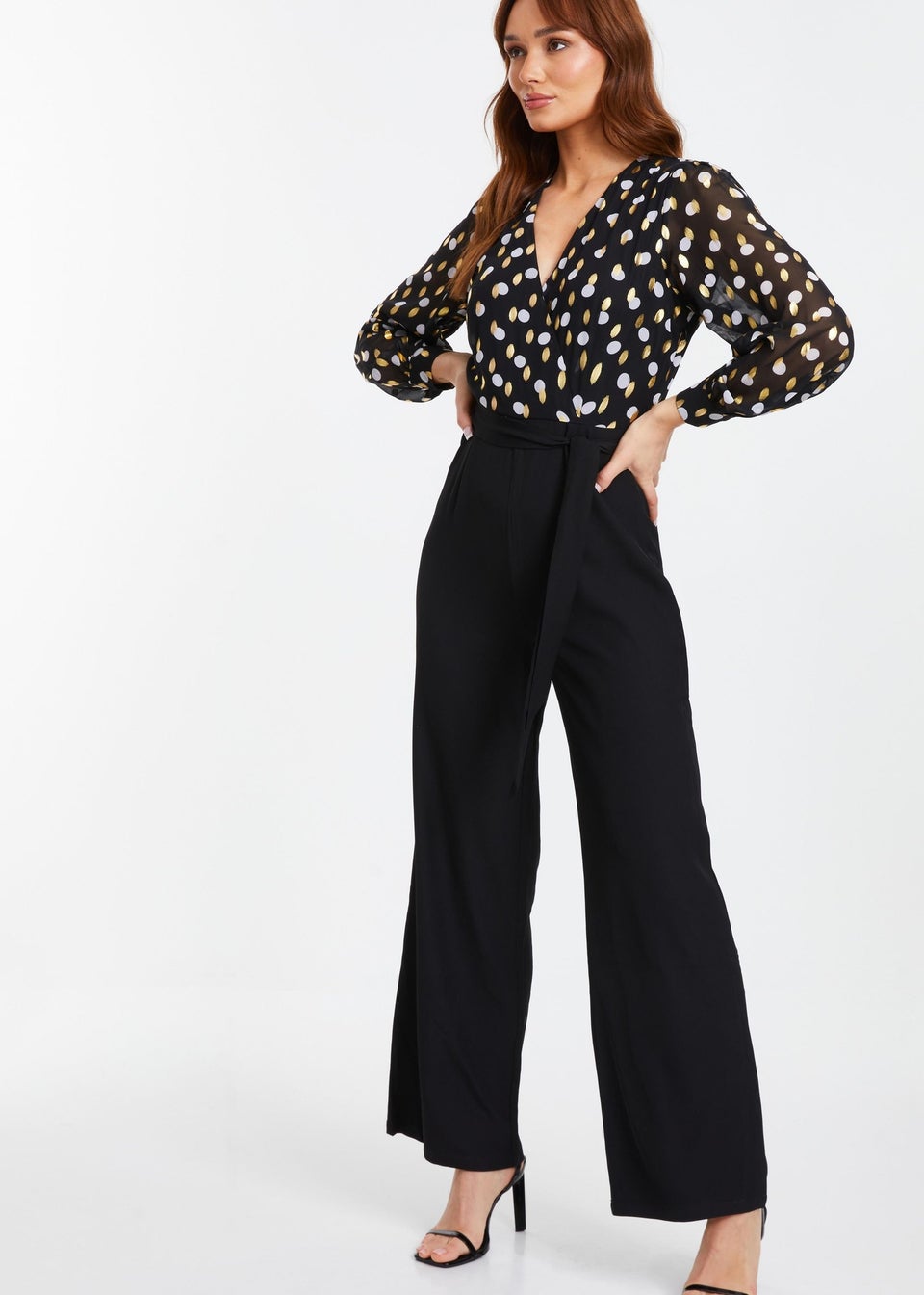 Quiz polka dot top hotsell